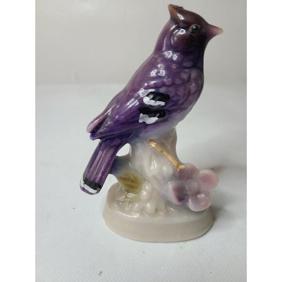 Rich Boy's Other - VINTAGE Blue Bird Candle Figurine Decorative Hand Made Rich Boys